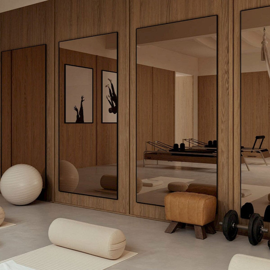 Lucka Bronze Black Mirror | Warm Bronze Reflection Mirror Deknudt Mirrors XXL 