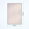Lucka Bronze Black Rectangle Mirror | 120cm Elegant Bronze Finish Mirror Deknudt Mirrors 