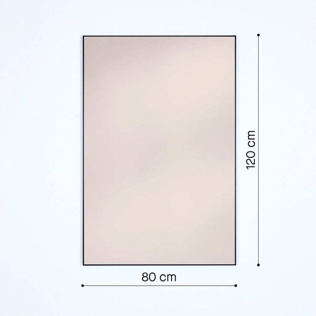Lucka Bronze Black Rectangle Mirror | 120cm Elegant Bronze Finish Mirror Deknudt Mirrors 