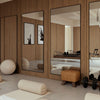 Lucka Clear Black Mirror | Satin Aluminium Frame Mirror Deknudt Mirrors 