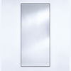 Lucka Clear Black Mirror | Satin Aluminium Frame Mirror Deknudt Mirrors 
