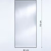 Lucka Dark Outdoor Mirror | Clear Weatherproof Mirror Deknudt Mirrors 