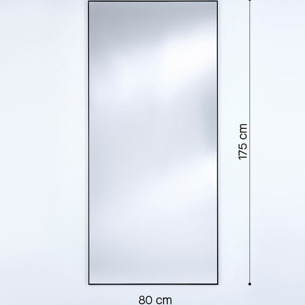 Lucka Dark Outdoor Mirror | Clear Weatherproof Mirror Deknudt Mirrors 