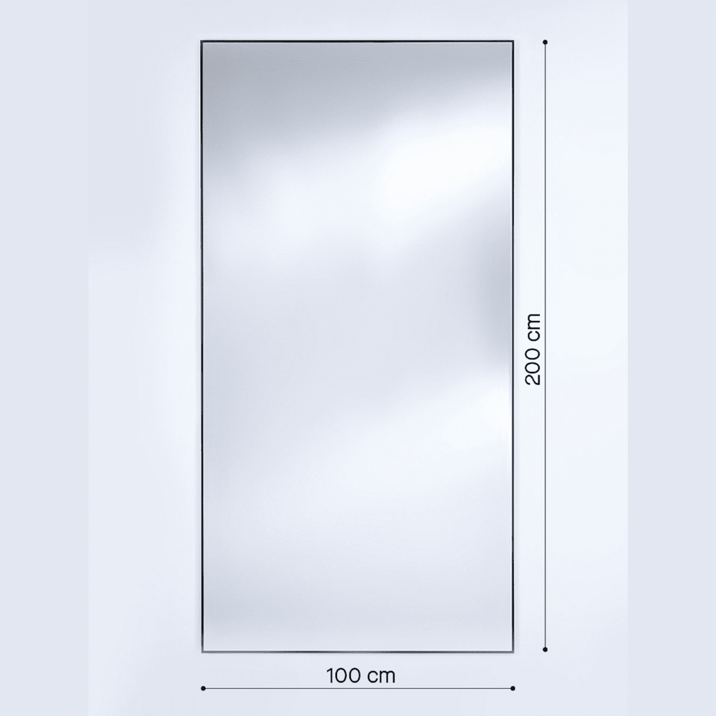 Lucka Dark Outdoor Mirror | Clear Weatherproof Mirror Deknudt Mirrors 