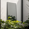 Lucka Dark Outdoor Mirror | Clear Weatherproof Mirror Deknudt Mirrors 