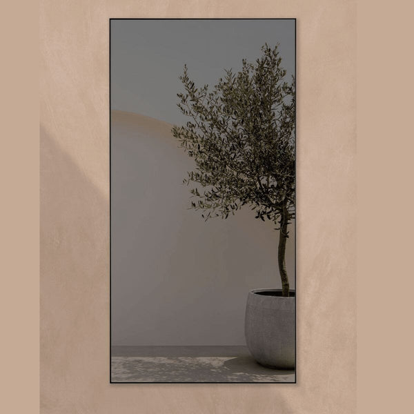 Lucka Dark Outdoor Mirror | Dark Tint Weatherproof Mirror Deknudt Mirrors 