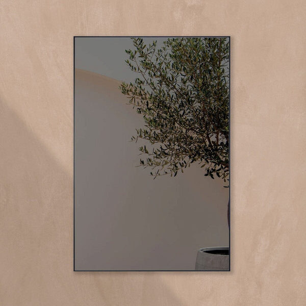 Lucka Outdoor Black Rect Mirror Mirror Deknudt Mirrors 