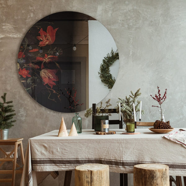 Museo 100cm round wall mirror by Deknudt Mirrors, photo 2 of 10