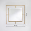 Nico Bronze Square Mirror Mirror Deknudt Mirrors 