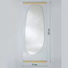 Obu Mirror | 178cm Japanese Garden Inspired Mirror Deknudt Mirrors 