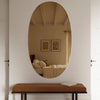 Oval Bronze Large Mirror | 160cm Oval Shape Mirror Deknudt Mirrors 
