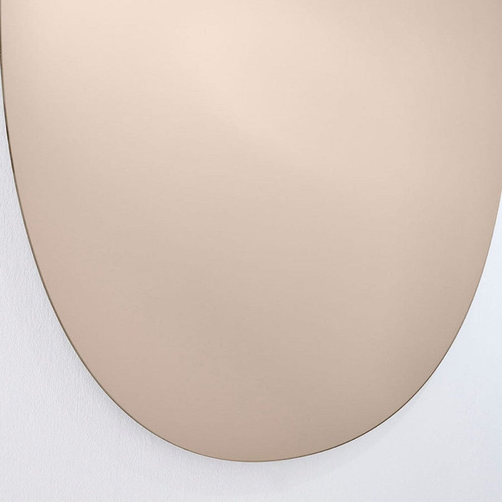Oval Bronze Medium Mirror | 106cm Designer Mirror Mirror Deknudt Mirrors 