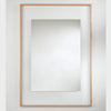 Passepartout Rectangle Large Mirror | 150cm Minimalist Belgian Design Mirror Deknudt Mirrors 