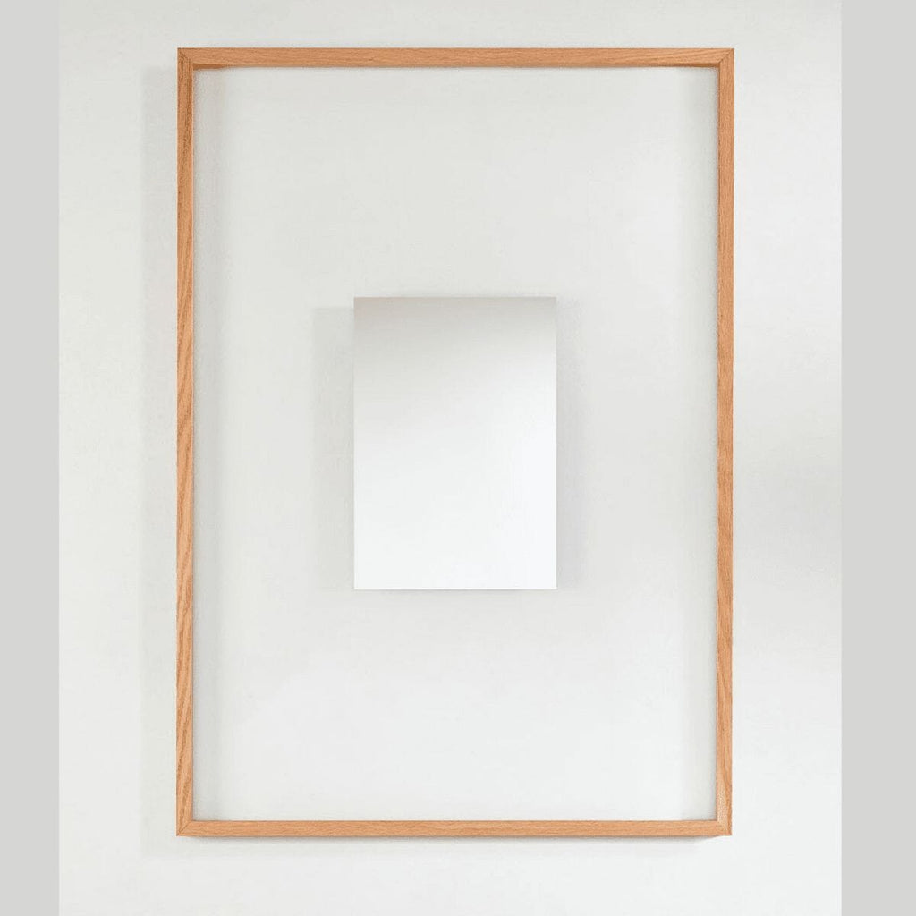 Passepartout Rectangle Medium Mirror | 105cm Oak Framed Mirror Mirror Deknudt Mirrors 