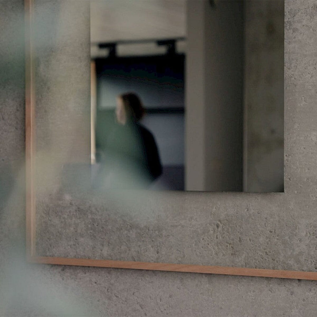 Passepartout Square Mirror | 105cm Transparent Design Mirror Deknudt Mirrors 