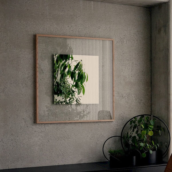 Passepartout Square Mirror | 105cm Transparent Design Mirror Deknudt Mirrors 