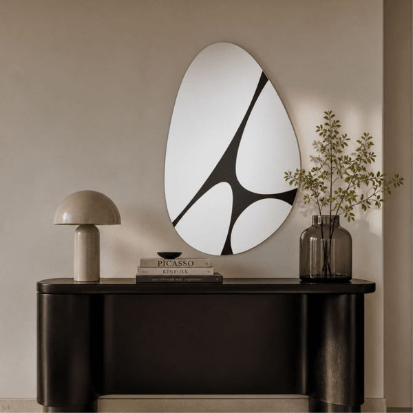 Pebbles Mirror | 125cm Captivating Organic Shape Mirror Deknudt Mirrors 
