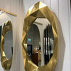 Precious Gold Mirror | 152cm Hand Applied Gold Finish Mirror Deknudt Mirrors 