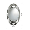 Precious Silver Mirror | 152cm Hand Applied Silvered Finish Mirror Deknudt Mirrors 
