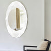 Precious White Mirror | 152cm Oval Designer Mirror Mirror Deknudt Mirrors 