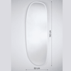 Pure Hall Mirror | 150cm Organic Shape Beveled Edge Mirror Deknudt Mirrors 