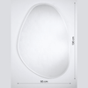 Pure Large Mirror | Organic Shape Beveled Edge Mirror Deknudt Mirrors 