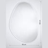 Pure Large Mirror | Organic Shape Bevelled Edge Mirror Deknudt Mirrors 
