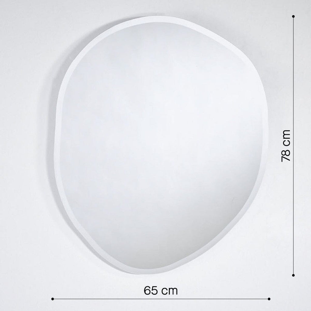 Pure Medium Mirror | Organic Shape Beveled Edge Mirror Deknudt Mirrors 