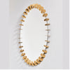 Ray Gold Mirror | Geometric Disc Frame Mirror Deknudt Mirrors 