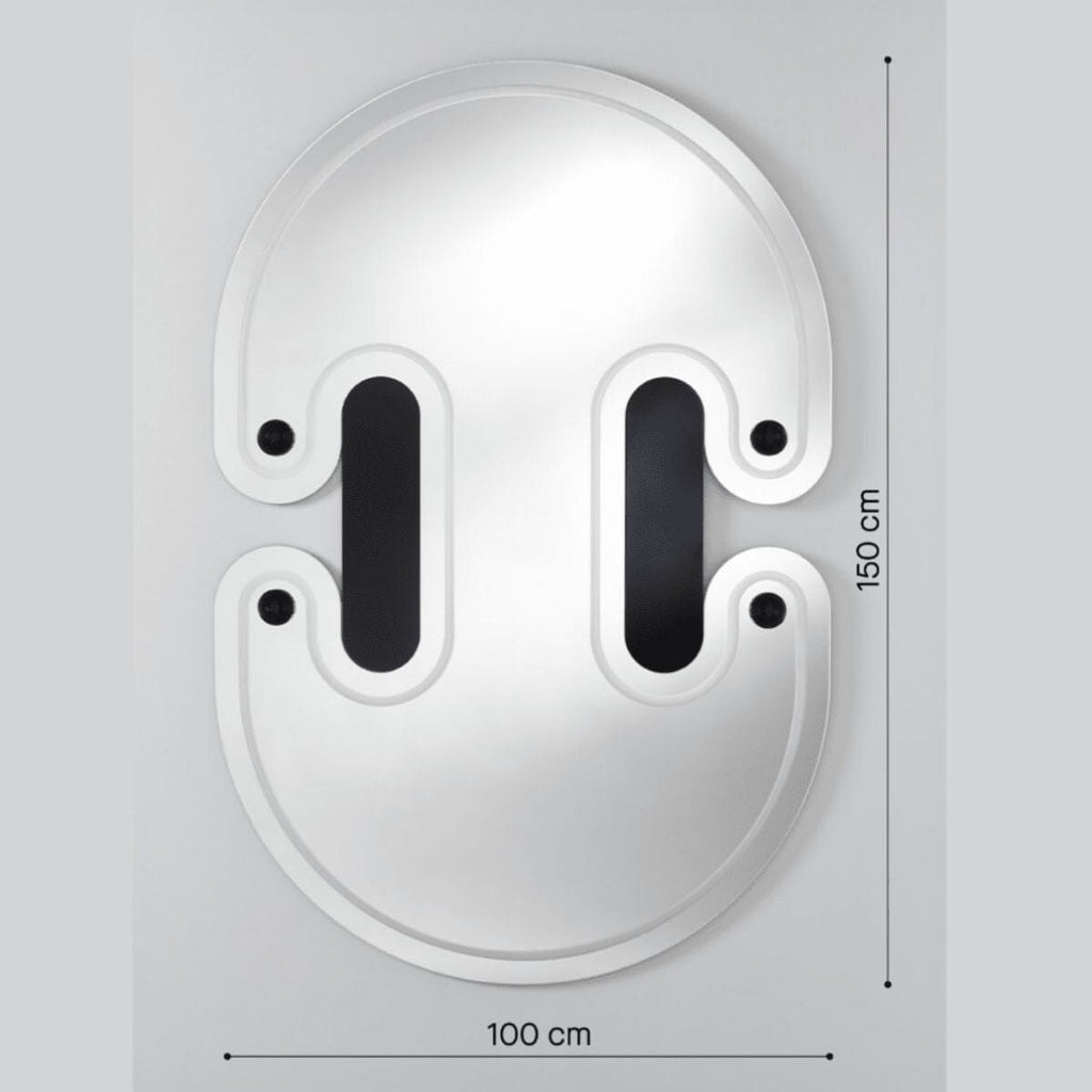 Satellite Black Mirror | 150cm Orbiting Spheres Mirror Deknudt Mirrors 