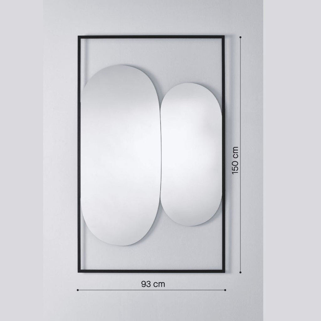 Squeeze Mirror | 150cm Reflective Art Mirror Deknudt Mirrors 