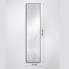Travertin Mirror | 174cm Floor Length limestone effect Mirror Deknudt Mirrors 