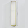 Velvet Green Hall Mirror | 150cm Luxurious Velvet Frame Mirror Deknudt Mirrors 