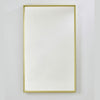 Velvet Green Rectangle Mirror | 150cm Retro Velvet Design Mirror Deknudt Mirrors 