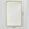 Velvet Green Rectangle Mirror | 150cm Retro Velvet Design Mirror Deknudt Mirrors 