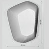 Vibe Black Mirror | 80cm Retro Mirrored Wall Art Mirror Deknudt Mirrors 