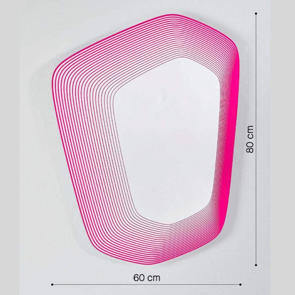 Vibe Pink Mirror | 80cm Retro Designer Mirror Mirror Deknudt Mirrors 