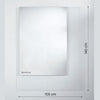 Void Rect Mirror | 140cm Modern Design Mirror Deknudt Mirrors 