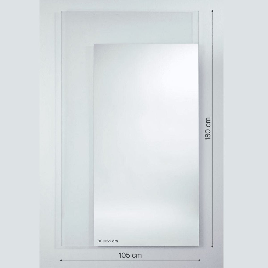 Void XXL Mirror | 180cm Contemporary Design Mirror Deknudt Mirrors 