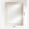 Zahia Bronze Mirror | 125cm Intricate Faceted Edge Mirror Deknudt Mirrors 