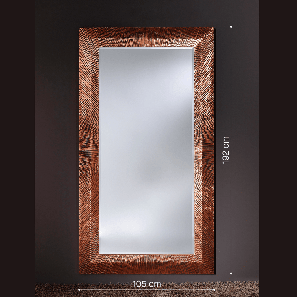 Groove Copper Mirror Mirror Deknudt Mirrors 