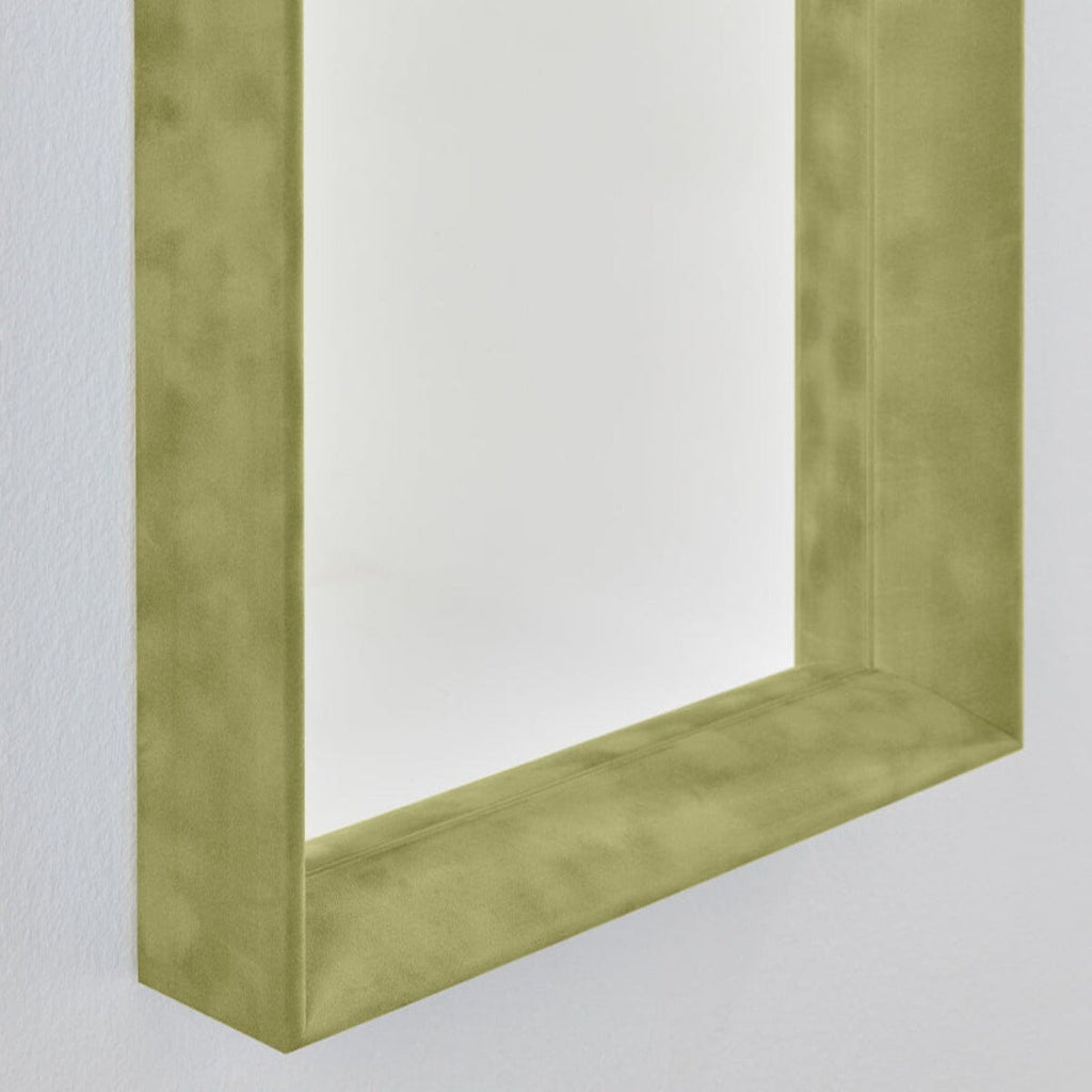 Velvet Green Rect Mirror Mirrors Deknudt Mirrors 